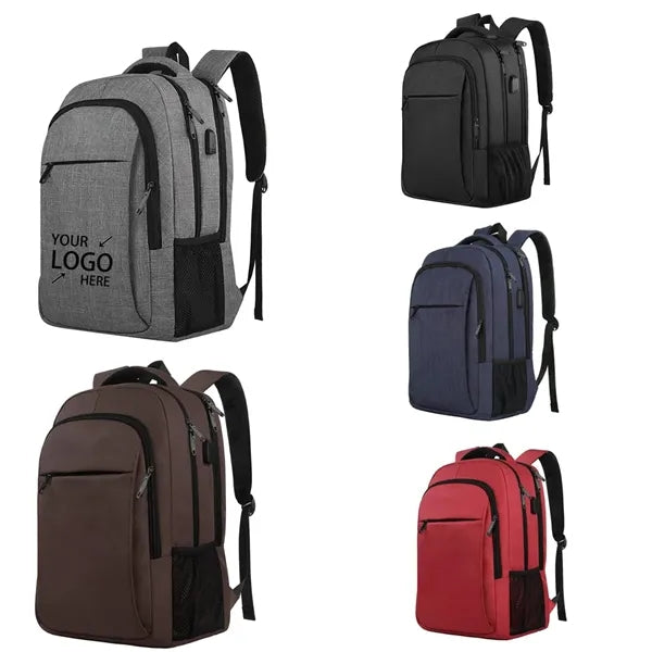 Business Travel Laptop Backpack with USB Charging Port