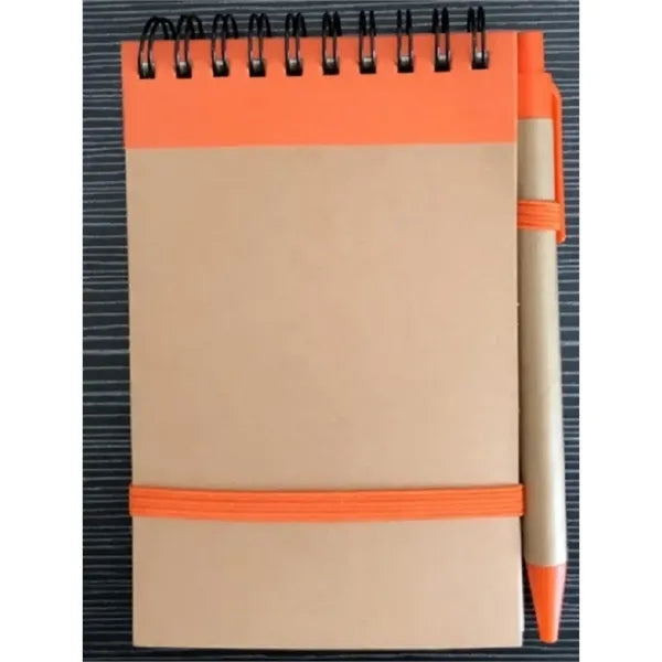 2026 Recycled Spiral Notebooks With Pen 80 pages Notepad