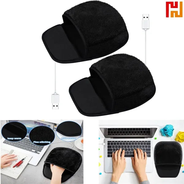 USB heated mouse pad