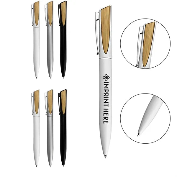 Bamboo Matte Metallic Ballpoint Pen
