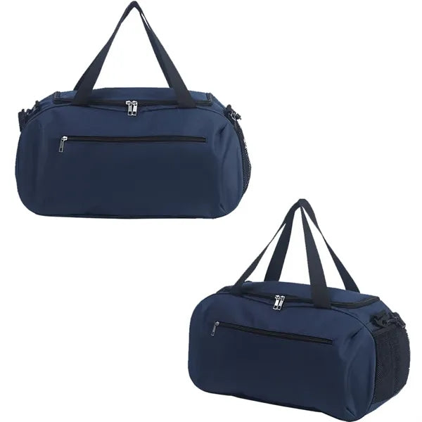 19" Oxford Cloth Gym Duffel Bag with Mesh Side Pocket