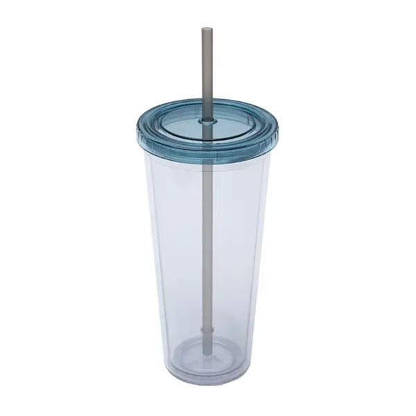 24 Oz Large Capacity Custom Logo Clear Sippy Cup