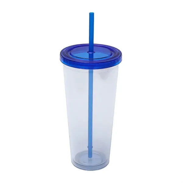 24 Oz Large Capacity Custom Logo Clear Sippy Cup