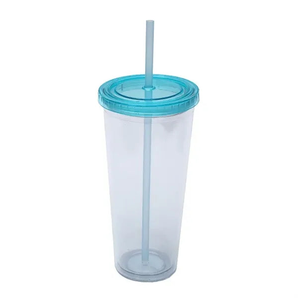 24 Oz Large Capacity Custom Logo Clear Sippy Cup