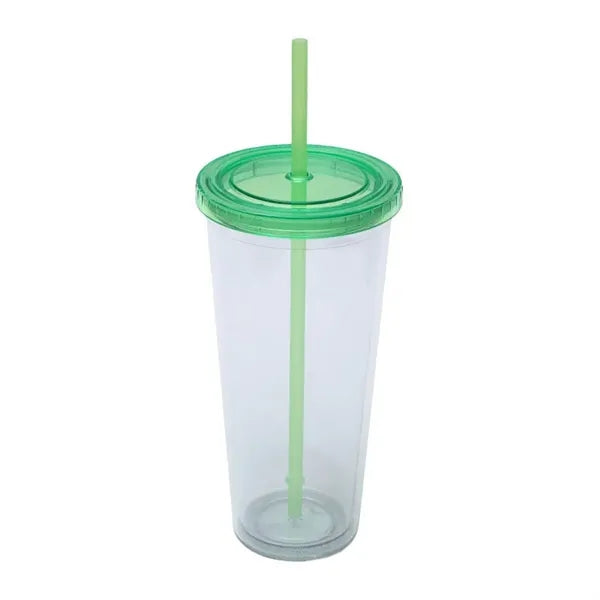 24 Oz Large Capacity Custom Logo Clear Sippy Cup