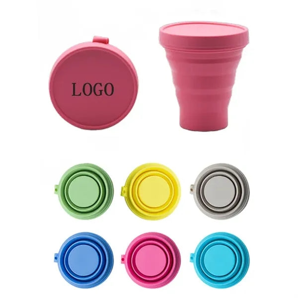 11 oz Outdoor Portable Silicone Foldable Water Cup