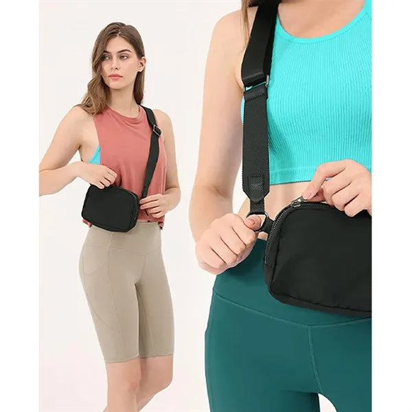 Casual Outdoor Nylon Waterproof Waist Bag with Adjustable