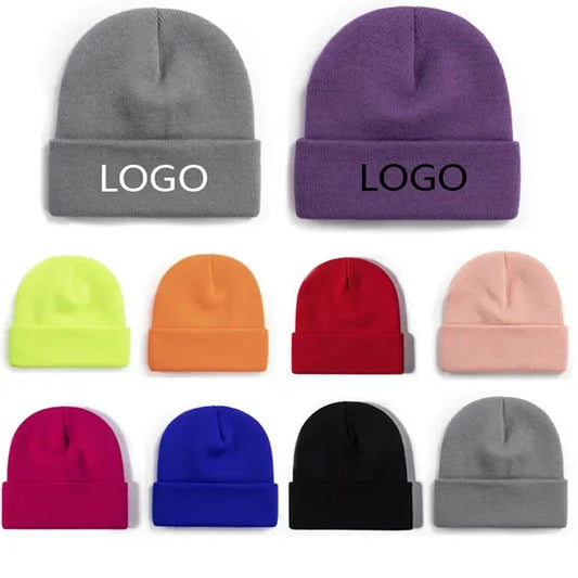 Logo Beanie Knit Hat