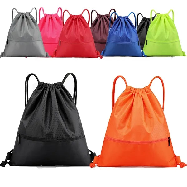 Variousized Foldable Oxford Zip Drawstring Bag