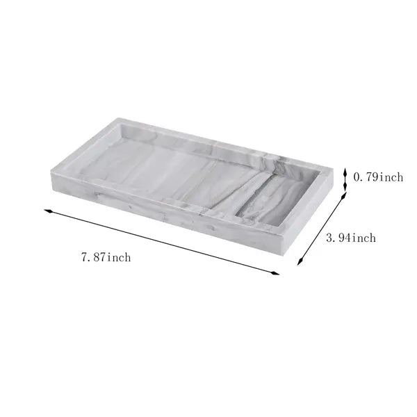 Silicone storage kitchen counter vanity soap bathroom tray