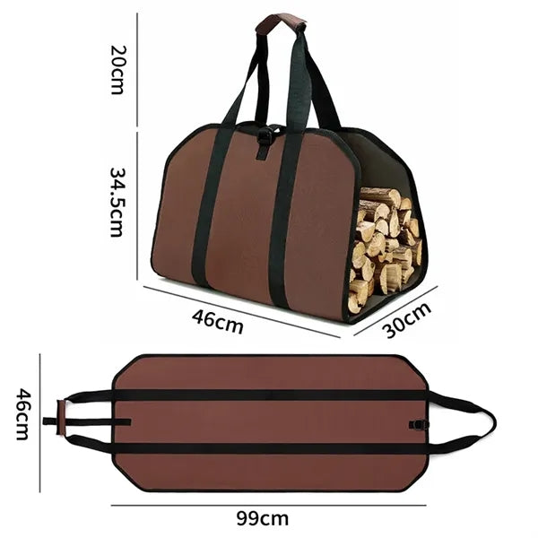 Canvas Firewood Carrier