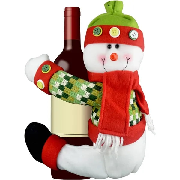Christmas Tree Topper Santa Claus and Snowman