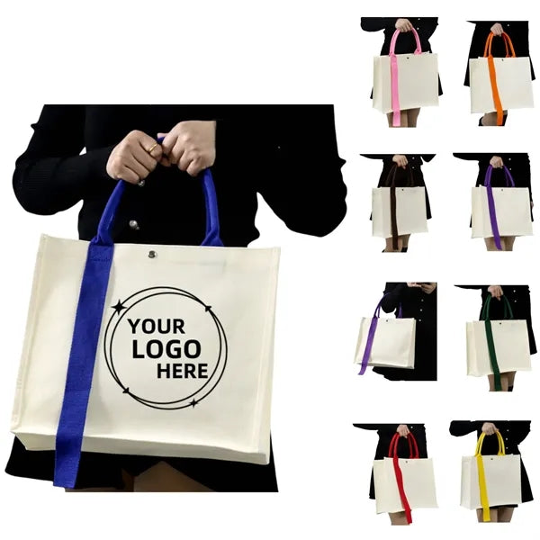 Three-dimensional Streamer Canvas Tote Bag