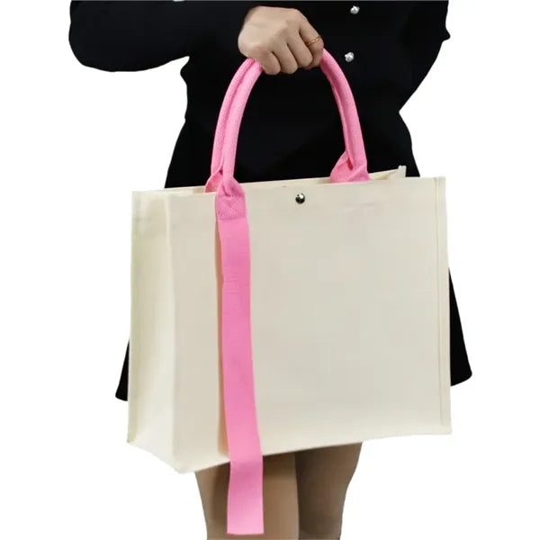 Three-dimensional Streamer Canvas Tote Bag