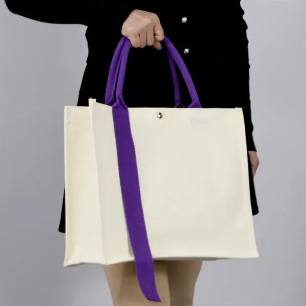 Three-dimensional Streamer Canvas Tote Bag