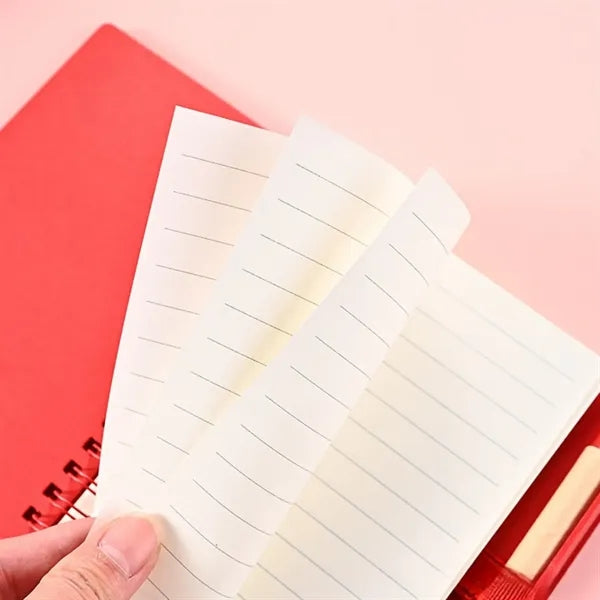 Sticky Note Coil With Pen
