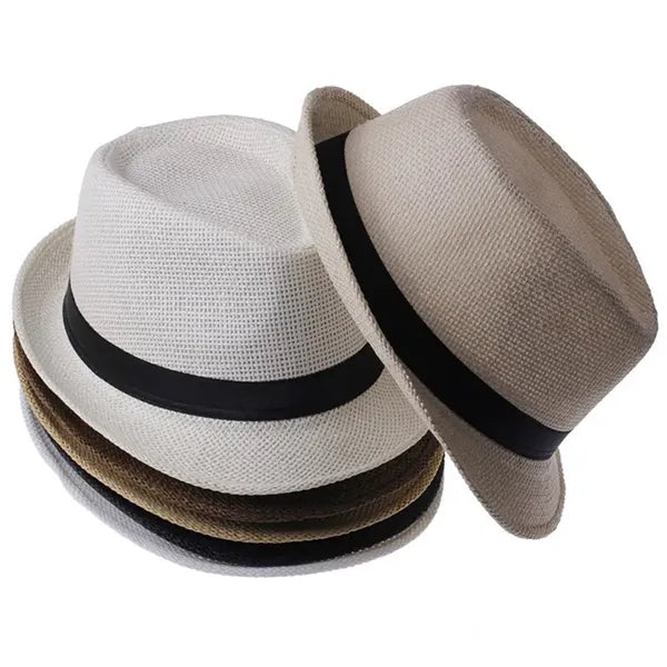 Short Brim Straw Sun Hat