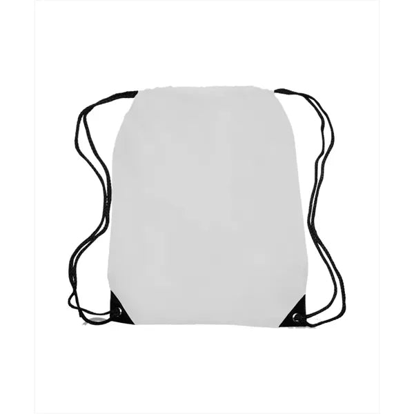 Union Printed - Black Trim Drawstring Bags