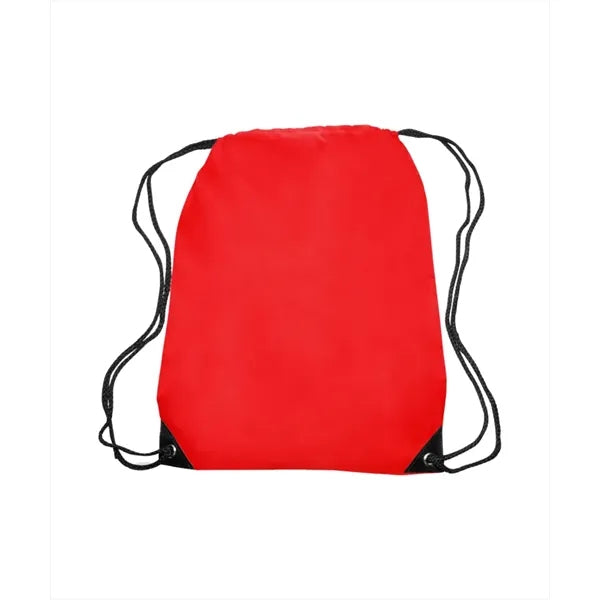 Union Printed - Black Trim Drawstring Bags