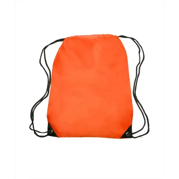 Union Printed - Black Trim Drawstring Bags