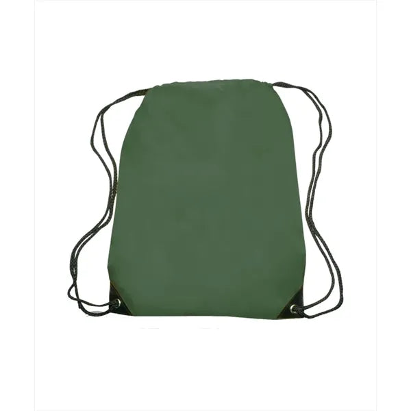Union Printed - Black Trim Drawstring Bags