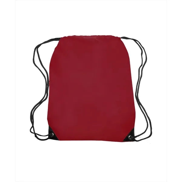 Union Printed - Black Trim Drawstring Bags