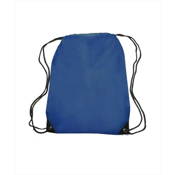 Union Printed - Black Trim Drawstring Bags