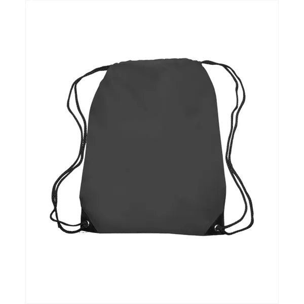 Union Printed - Black Trim Drawstring Bags