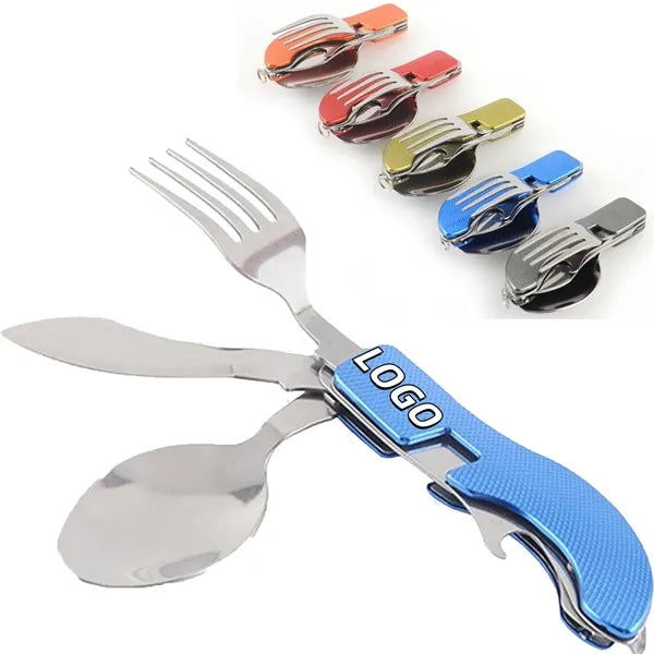 Camping Folding Detachable Knife And Fork Spoon Set