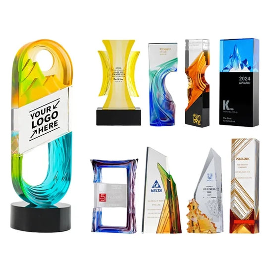Crystal Glass Trophy Award