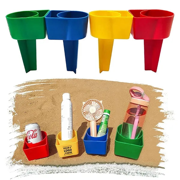 Outdoor Multifunction Beach Cup Holder Stand