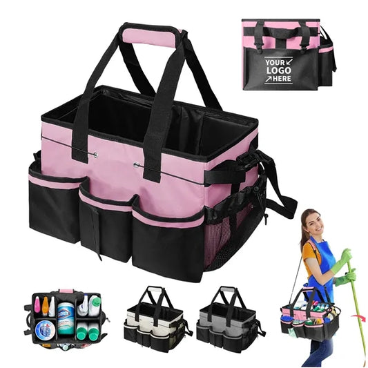 Wearable Cleaning Tool Storage Kit Organizer Bag W/ Strap