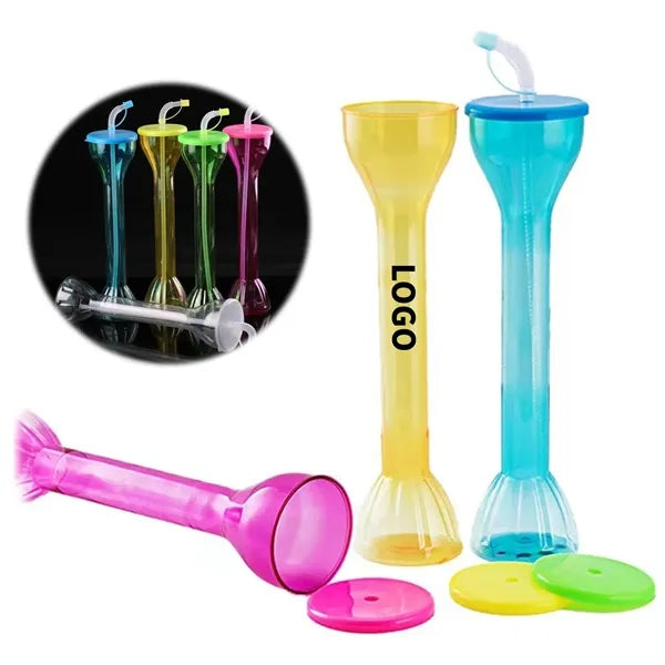 20 oz Dumbbell Shaped PET Straw Bottle