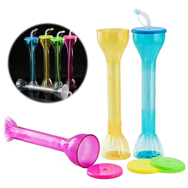 20 oz Dumbbell Shaped PET Straw Bottle