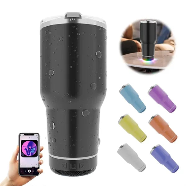 30oz Stainless Steel Tumbler W/ Wireless Speaker