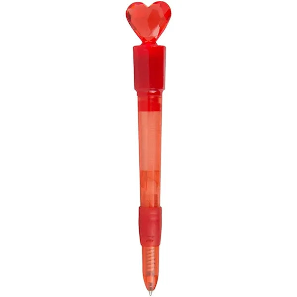 Ballpoint Light Up Heart Pen