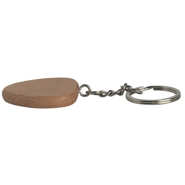 Heart Wooden Keyring