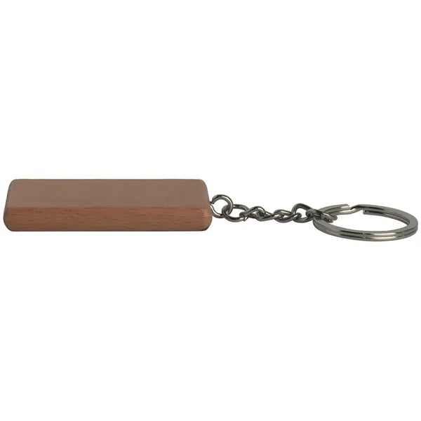 Rectangle Wooden Keyring