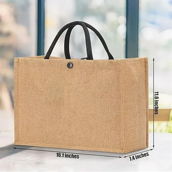 Jute Tote Grocery Shopping Bags