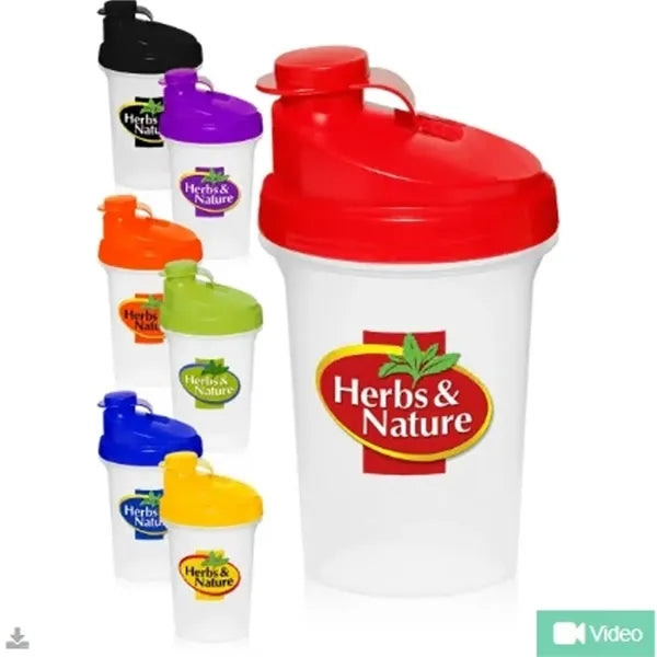 16 oz. Plastic Shaker Bottles