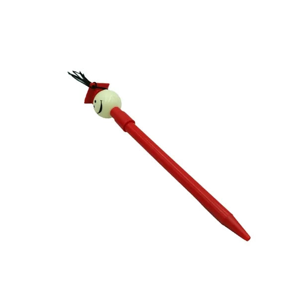 Graduation Cap Fringe Smiley Face Round Ball Pen