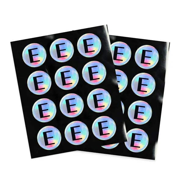 3D Epoxy Dome Stickers - Crystal Clear Logo Decals