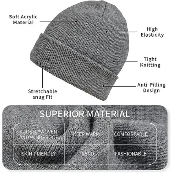 Knit Beanie Cap