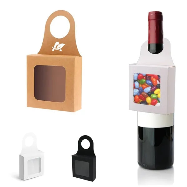 Hanging Foldable Gift Window Wine Boxes