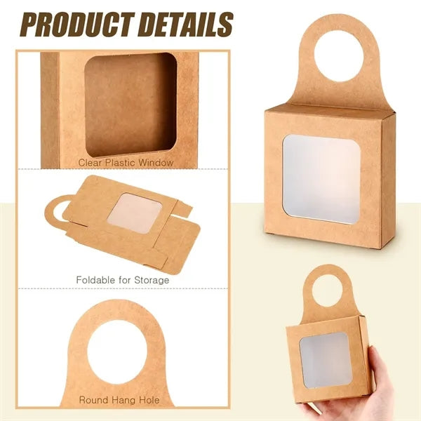 Hanging Foldable Gift Window Wine Boxes