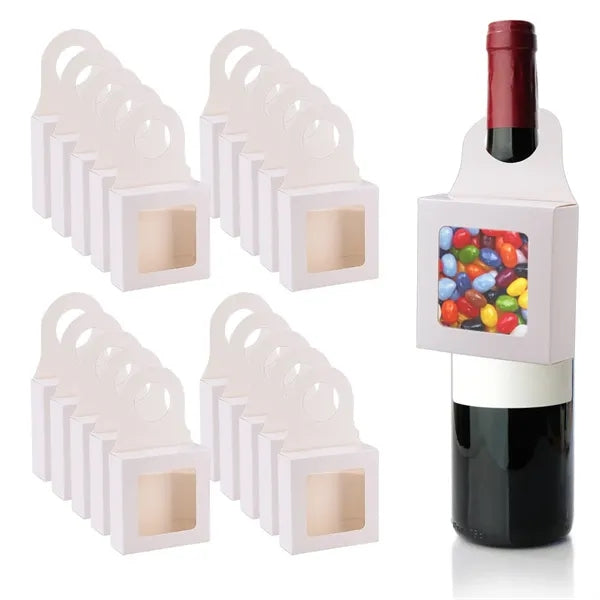 Hanging Foldable Gift Window Wine Boxes
