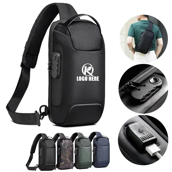 Anti Theft Crossbody Sling Bag