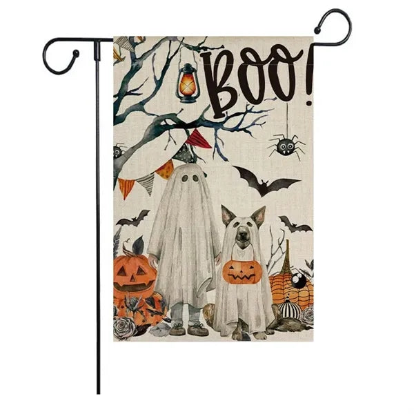 12" x 18" double-sided garden flag decorations for Halloween