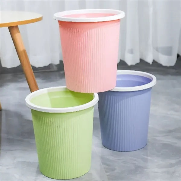 Plastic Cylinder Trash Can