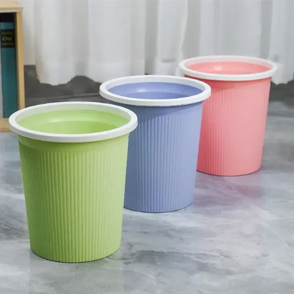 Plastic Cylinder Trash Can